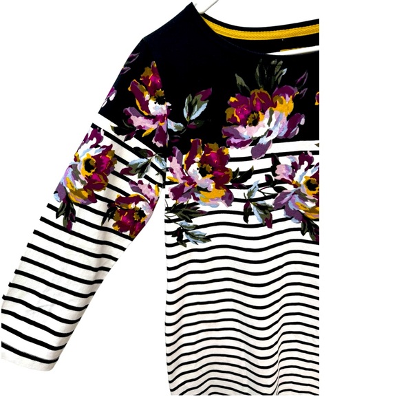 Joules Women’s Long‎ Sleeve Floral Dress Size 10 - Picture 3 of 4